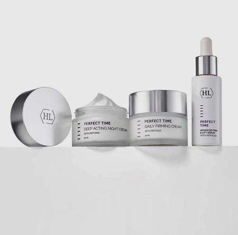 Набір Holy Land Perfect Time Firming & Lifting Home Care Kit (СИРОВАТКА 30ML + ДЕННИЙ КРЕМ 50ML + НІЧНИЙ КРЕМ 50ML) 76747489 фото