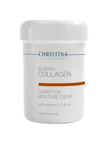 Зволожувальний крем для сухої шкіри Christina Elastin Collagen Carrot Oil Moisture Cream 250 мл 102769873 фото