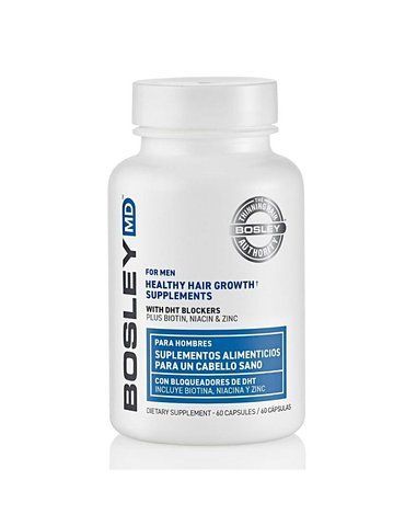 Дієтична добавка для росту здорового волосся у чоловіків Bosley MD Healthy Hair Growth Supplements for Men 60 капсул 88261911 фото