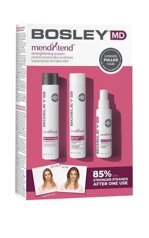 Набір для зміцнення та живлення волосся Bosley MD MendXtend Strenghhening System Kit 75550746 фото