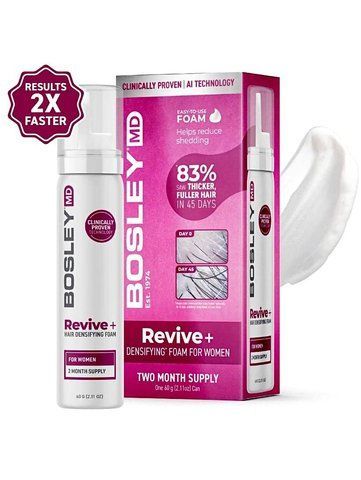 Піна проти випадіння волосся у жінок Bosley MD Revive+ Densifying Foam for Women 60 мл 88266776 фото