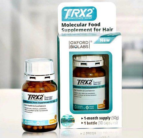 Молекулярний комплекс проти випадіння волосся Oxford Biolabs TRX2 Molecular Food Supplement for Hair 90 капсул 112546591 фото