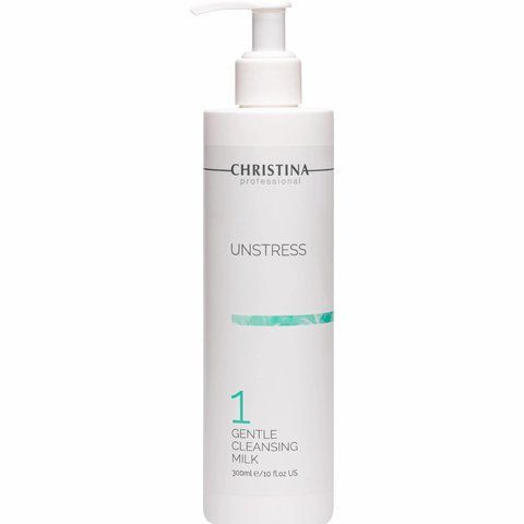 Ніжне очищувальне молочко для обличчя Christina Unstress 1 Gentle Cleansing Milk 300 мл 100407808 фото