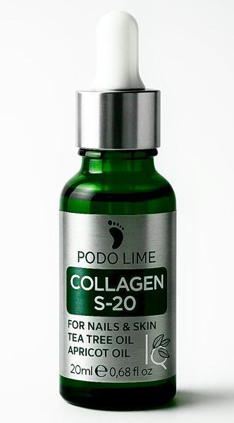 Засіб для відновлення шкіри та нігтів Podo Lime ( Rufus ) Collagen S-20 20 мл 113952564 фото