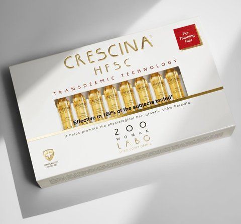 Засіб для відновлення росту волосся для жінок Crescina Re-Growth HFSC Transdermic 200, 20 ампул*3,5 мл 110612162 фото