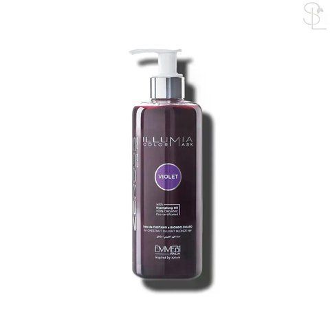 Сяюча тонуюча маска Фіолет Emmebi Illumia color mask Violet 300 мл 108937516 фото