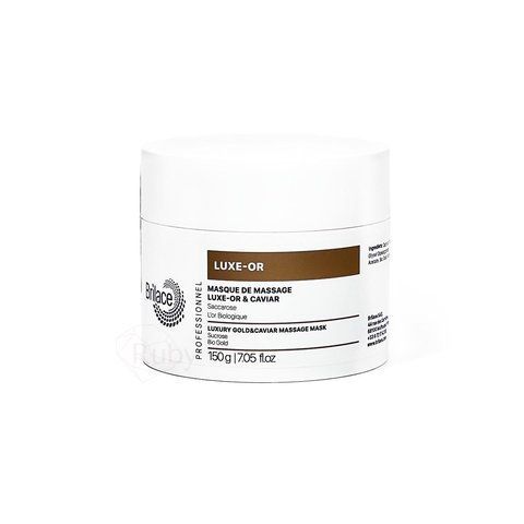 Масажна маска з золотом та чорною ікрою Brilace Luxury Gold&Caviar massage mask 150 г 106636115 фото