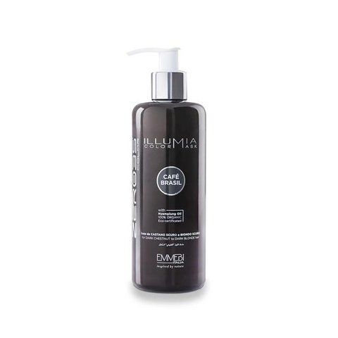 Сяюча тонуюча маска Бразильська кава Emmebi Illumia color mask Caf&eacute; Brasil 300 мл 108939803 фото