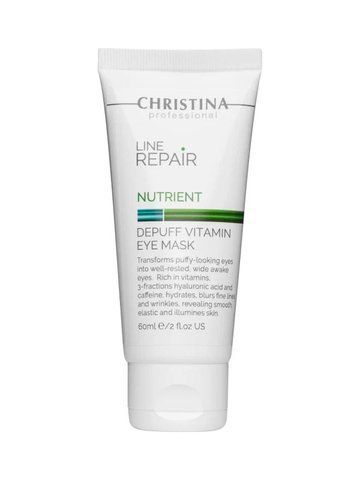 Вітамінна омолоджувальна маска для шкіри навколо очей Christina Line Repair Nutrient Depuff Vitamin Eye Mask 60 мл 101374925 фото