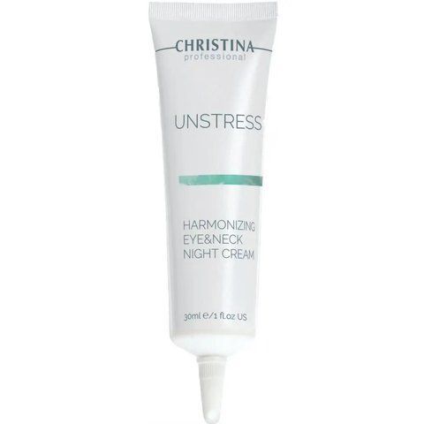 Нічний крем для шкіри навколо очей та шиї Christina Unstress Harmonizing Night Cream Eye & Neck 30 мл 100212900 фото