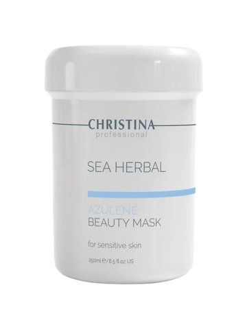 Азуленова маска краси для чутливої ​​шкіри Christina Sea Herbal Beauty Mask Azulene 250 мл 102675186 фото