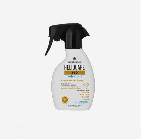 Дитячий сонцезахисний спрей для атопічної шкіри Cantabria Labs HELIOCARE 360&ordm; PEDIATRICS ATOPIC LOTION SPRAY SPF 50 250 мл 79347185 фото